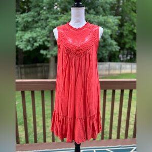 Coral dress large